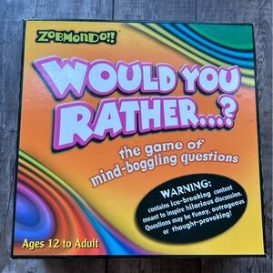 Vintage Version-Would You Rather? Party Game by Zobmondo